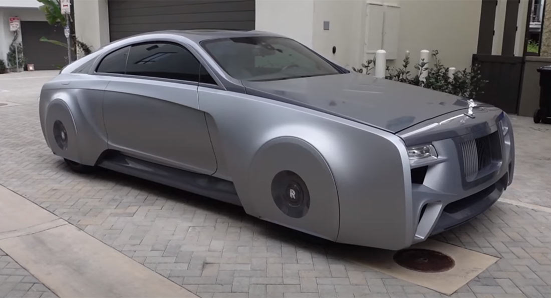 ჯასტინ ბიბერის Rolls-Royce Wraith-ი უცხოპლანეტელთა მანქანას ჰგავს