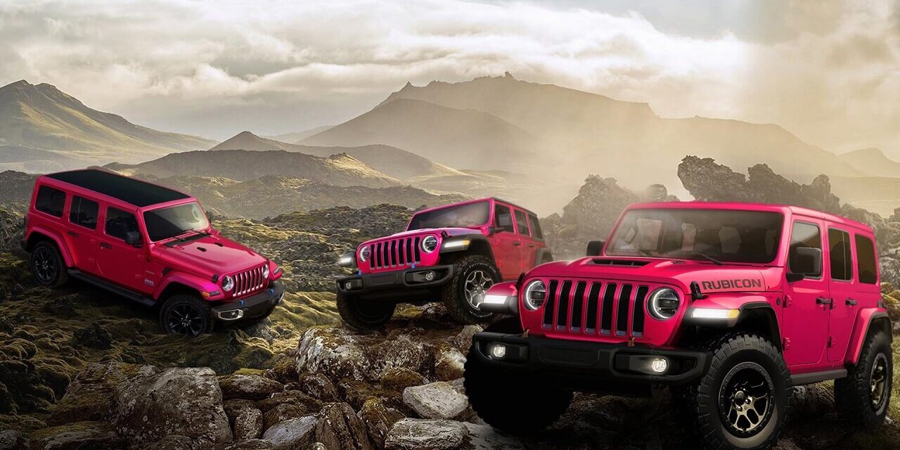 2021 წლის Jeep Wrangler-ი ვარდისფერშიც გამოვა