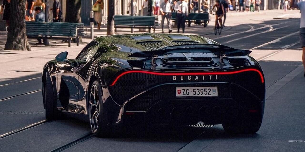 ციურიხის ქუჩებში ერთ ეგზემპლარად გამოსული Bugatti La Voiture Noire შენიშნეს