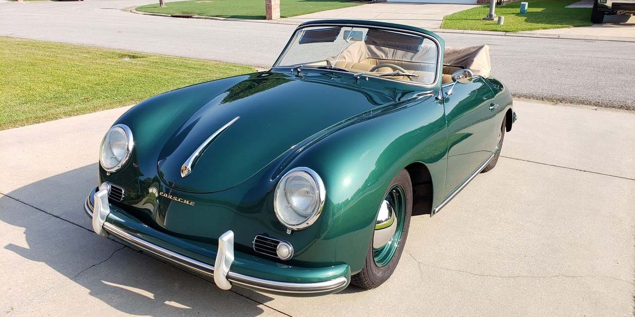 შეუძლებელია, ეს 1957 წლის Porsche 356A კაბრიოლეტი ერთი შეხედვითვე არ შეგიყვარდეთ